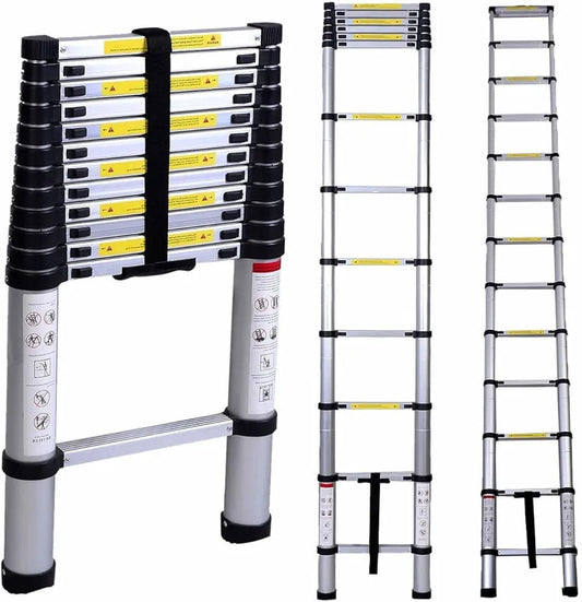 Hudibaaba 8.5 feet Telescopic Ladder